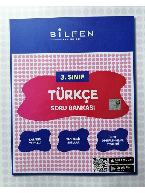 Bilfen Yayınları 3. Sınıf Türkçe Soru Bankası