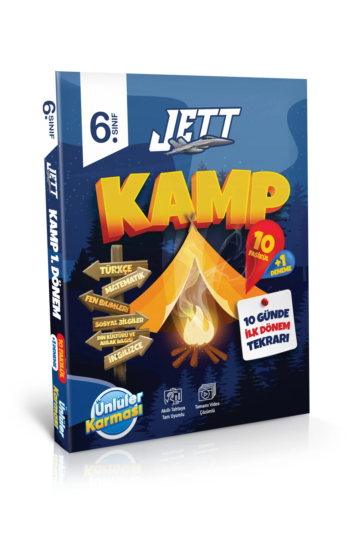ÜNLÜLER KARMASI 6. SINIF 1. DÖNEM JETT KAMP 10 FASİKÜL