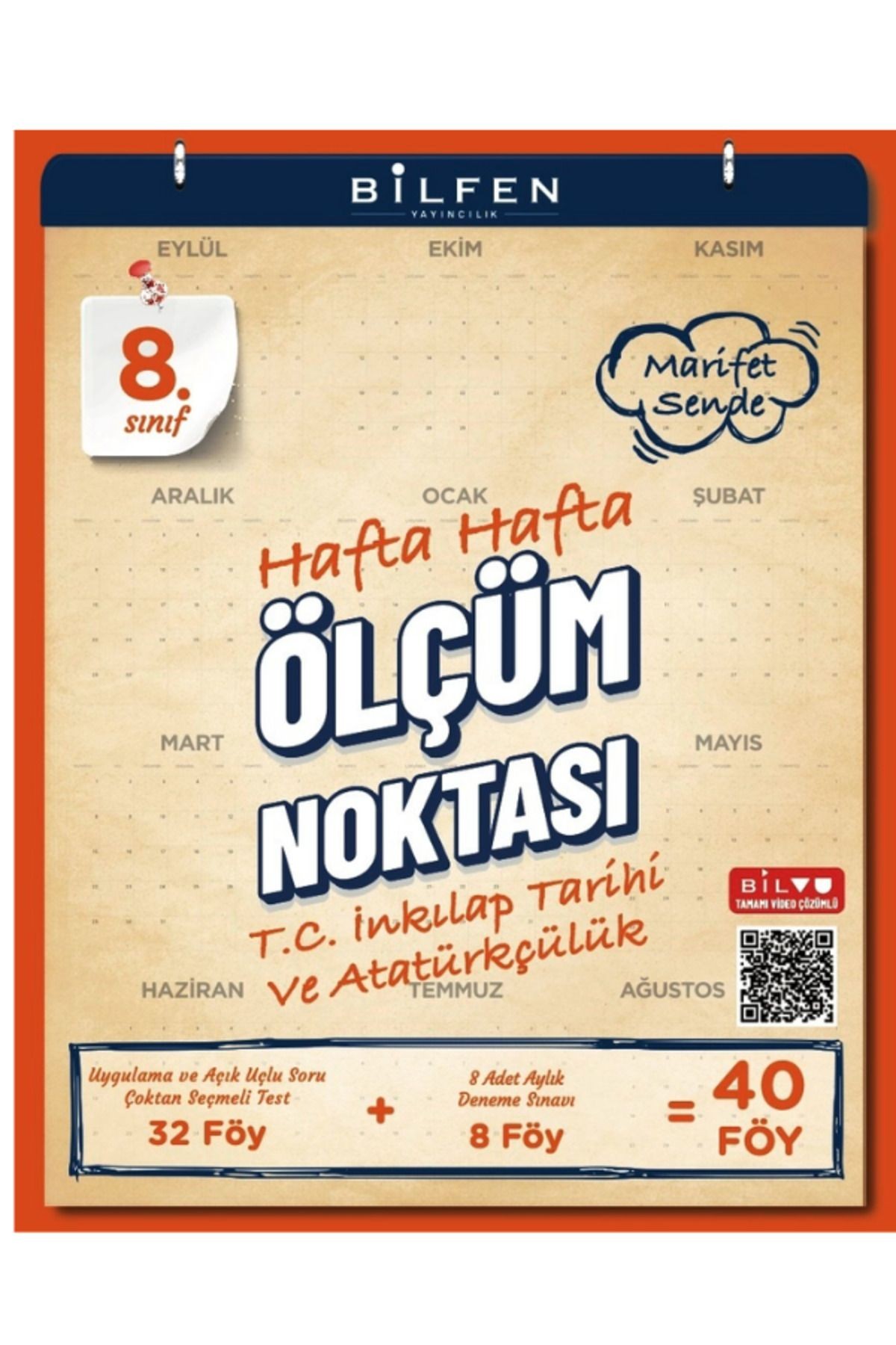 8. Sınıf T.C. İnkılap Tarihi ve Atatürkçülük Hafta Hafta Ölçüm Noktası YENİ ÜRÜN