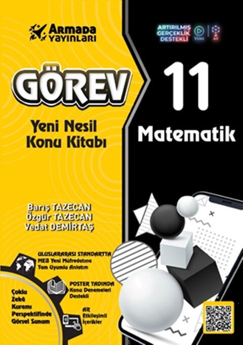 Armada Yayınları 11.sınıf Görev Matematik Konu Kitabı Yeni Nesil