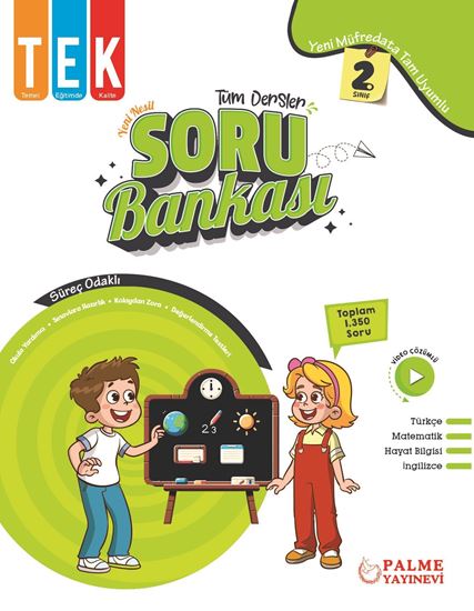 Palme Yayınları 2. Sınıf Tüm Dersler Tek Soru Bankası