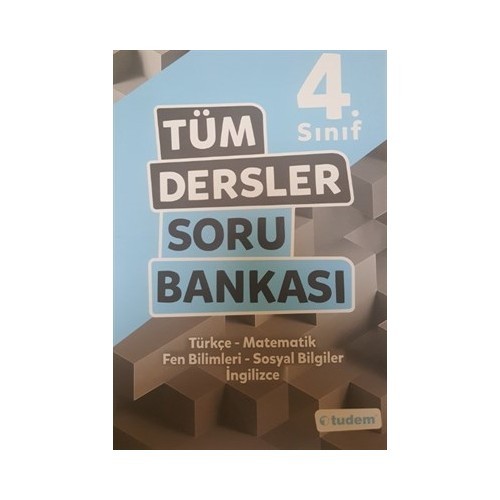 Tudem Yayınları 4. Sınıf Tüm Dersler Soru Bankası