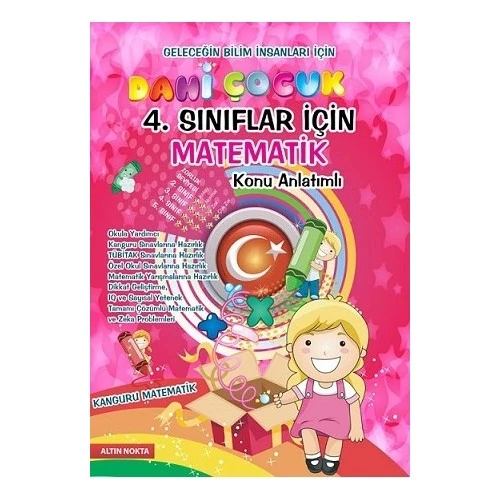 Altın Nokta Basım Yayın 4. Sınıf Dahi Çocuk Matematik Konu Anlatımlı