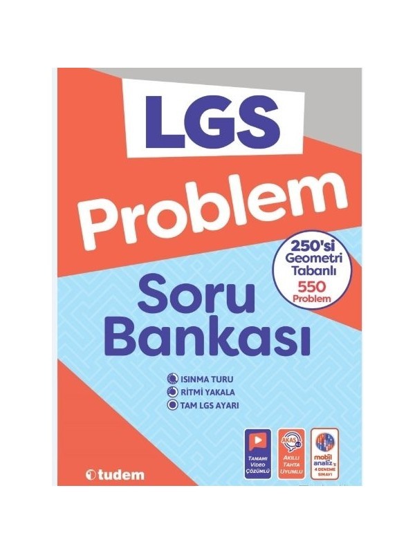 Tudem Yayınları LGS Problemler Soru Bankası