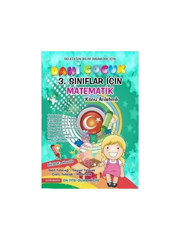 Altın Nokta 3. Sınıf Dahi Çocuk Matematik Konu Anlatım Bilsem Kanguru Olimpiyat