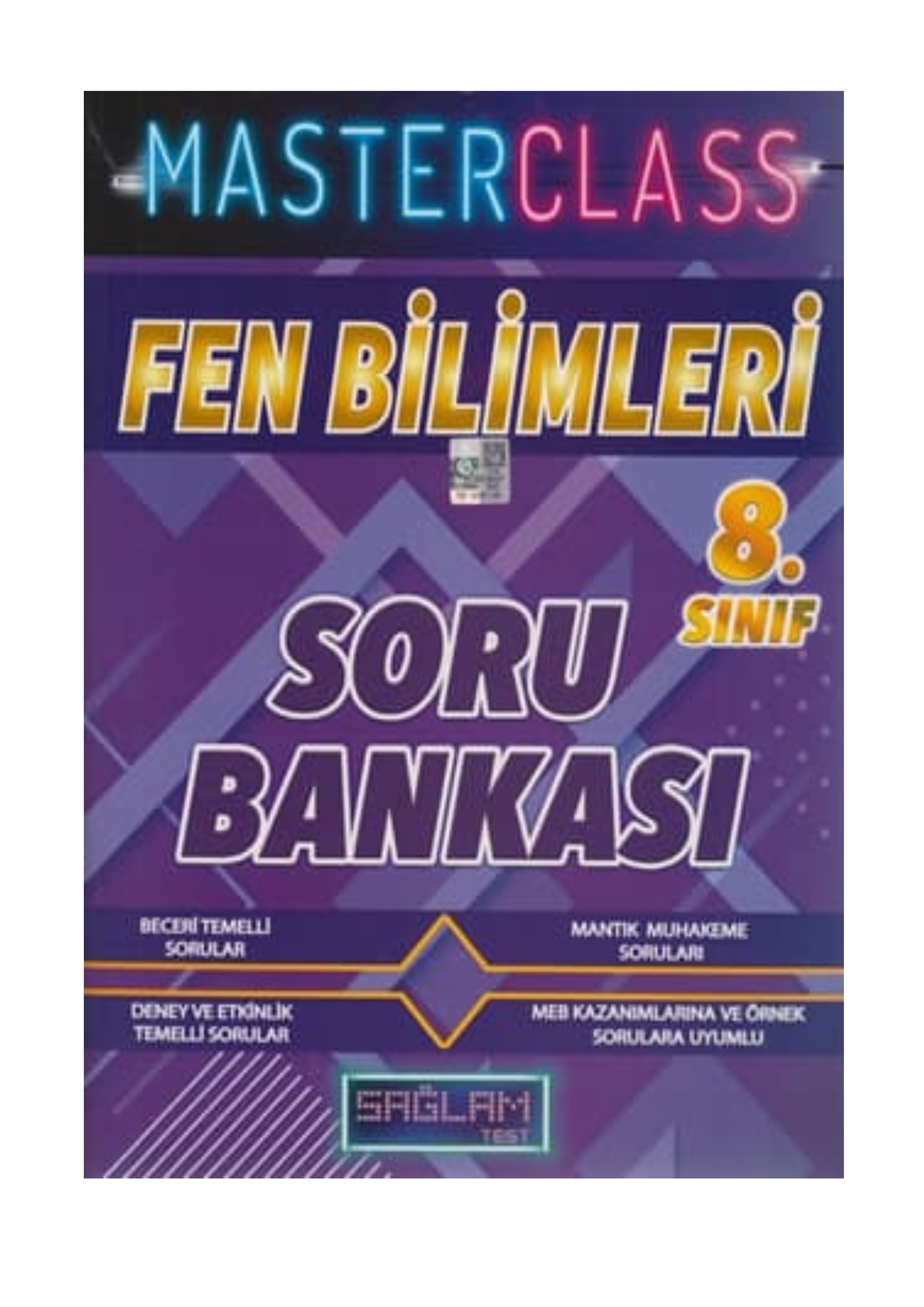 8.Sınıf LGS Fen Bilimleri MASTERCLASS Soru Bankası Sağlam Test Yayınları