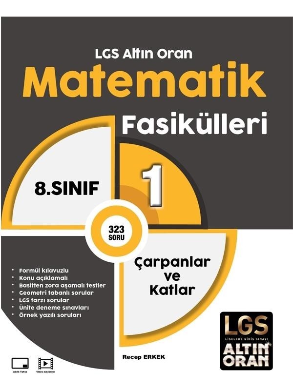 Altın Oran 8. Sınıf Matematik Fasikül Çarpanlar ve Katlar
