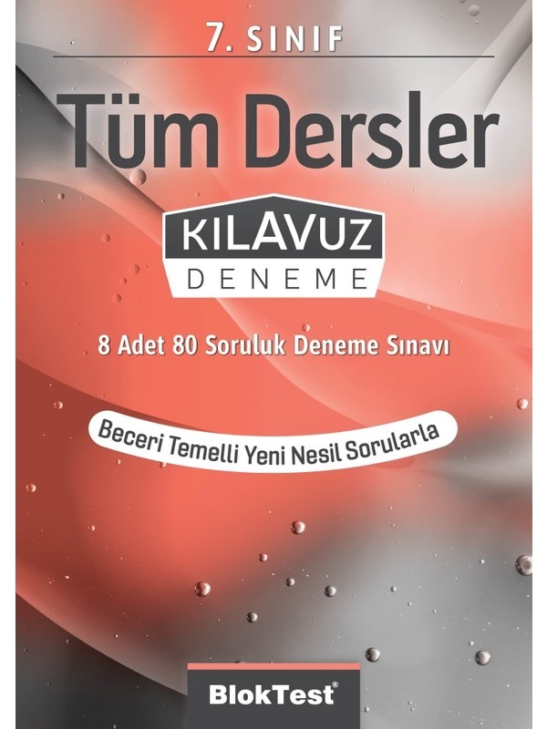 Bloktest 7. Sınıf Tüm Dersler Kılavuz Deneme