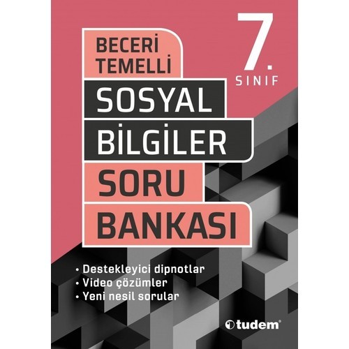 Tudem Yayınları 7.sınıf Sosyal Bilgiler Beceri Temelli Soru Bankası