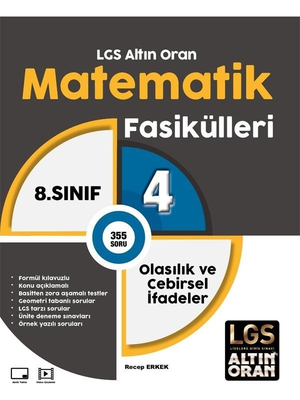 8. Sınıf LGS Altın Oran Matematik Fasikülleri