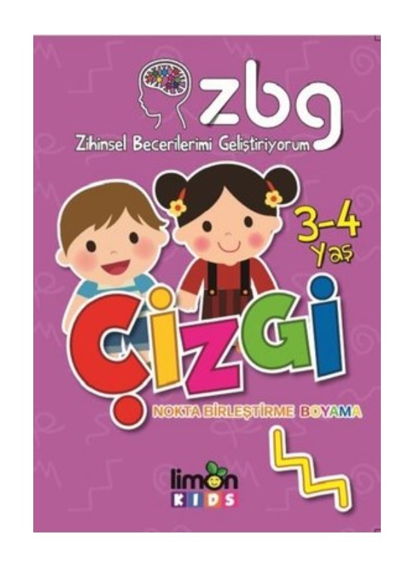 Zihinsel Becerilerimi Geliştiriyorum 3 4 Yaş Çizgi limonKIDS