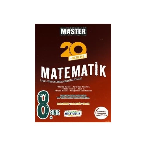 Okyanus 8. Sınıf Master 20 Matematik Denemesi