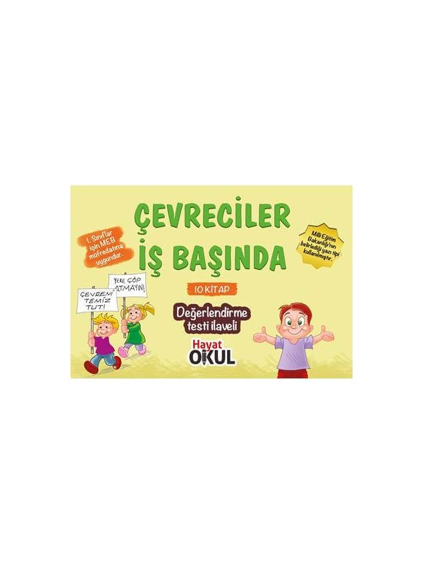 Hayat Okul Yayınları Çevreciler Iş Başında 1 Sınıflar Için Okuma Seti