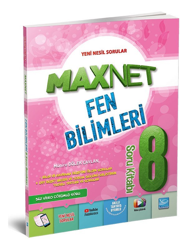 Karaca Yayınevi Maxnet 8. Sınıf Fen Bilimleri Soru Kitabı