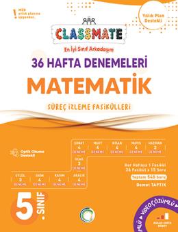 Okyanus 5. Sınıf Classmate Matematik 36 Hafta Denemeleri 