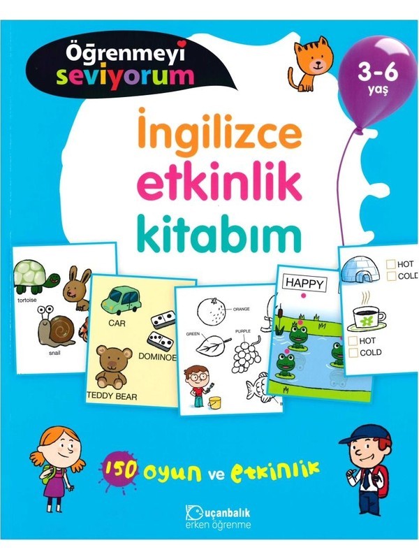 Tudem Uçanbalık Öğrenmeyi Seviyorum- İngilizce Etk.Kitabım 3-6 Yaş 2019