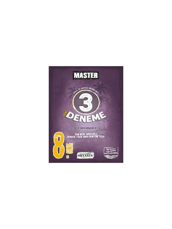 Okyanus Yayınları 8. Sınıf Master 3 Deneme