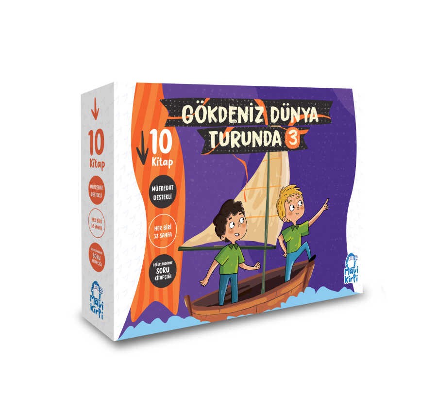 Gökdeniz Dünya Turunda-3 2.Sınıf (10 Kitap)
