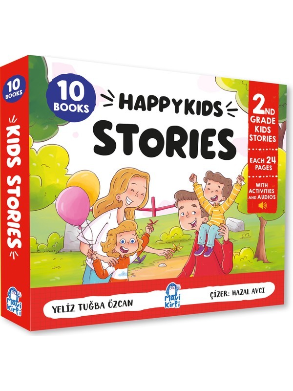 Happy Kids Stories 2nd Grade (10 Books) - 2. Sınıf İngilizce Hikaye Seti (10 Kitap) - Yeliz Tuğba Özcan