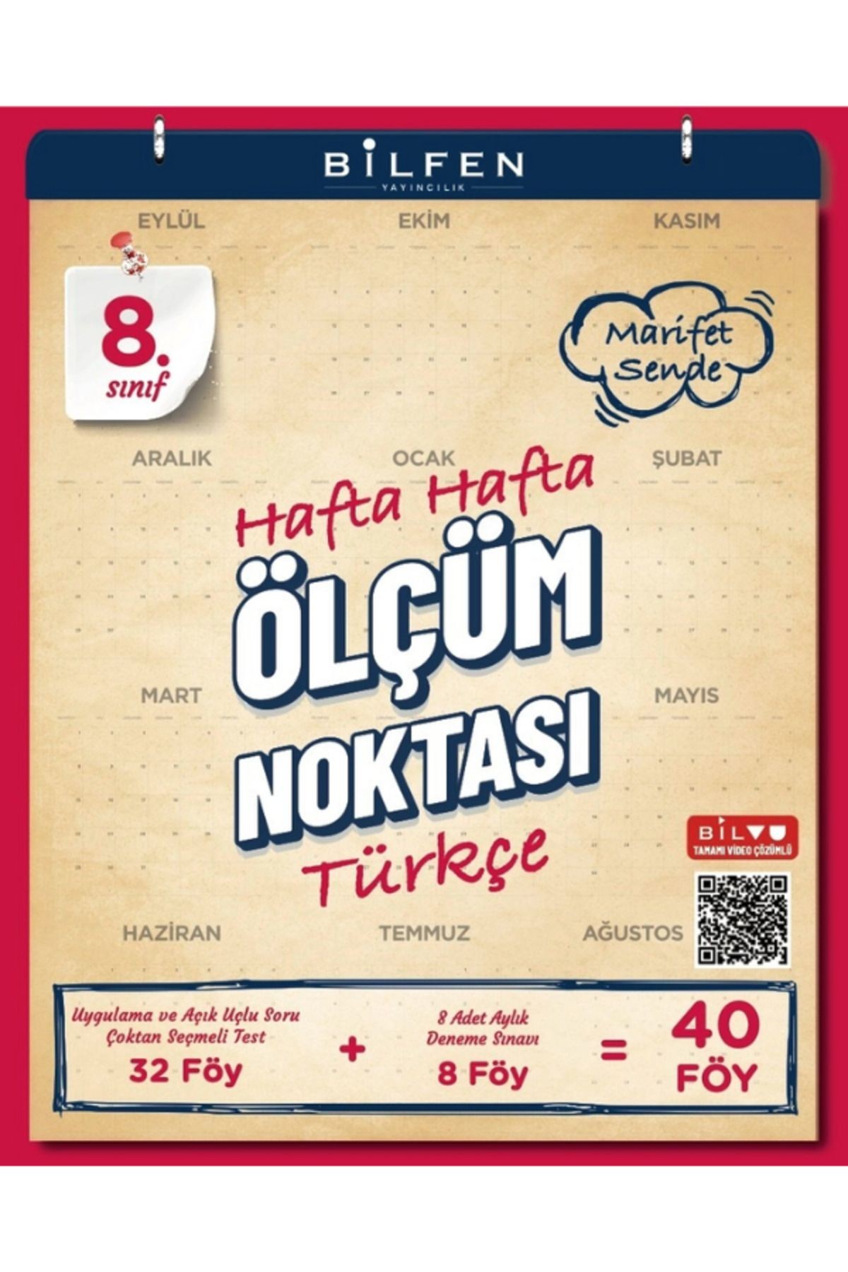 8. Sınıf Türkçe Hafta Hafta Ölçüm Noktası  YENİ ÜRÜN