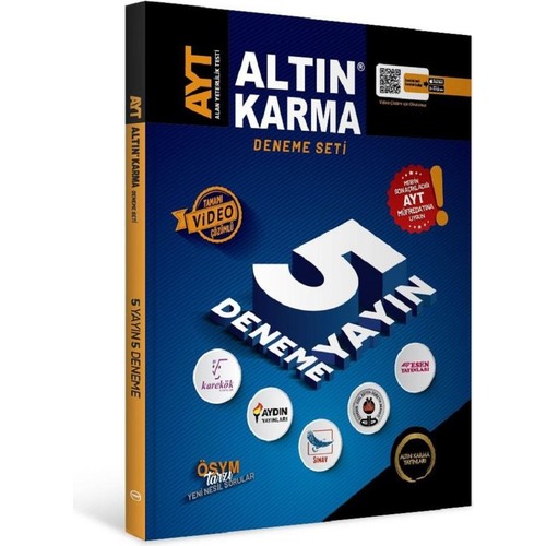 Altın Karma AYT 1. Dönem Deneme 2023