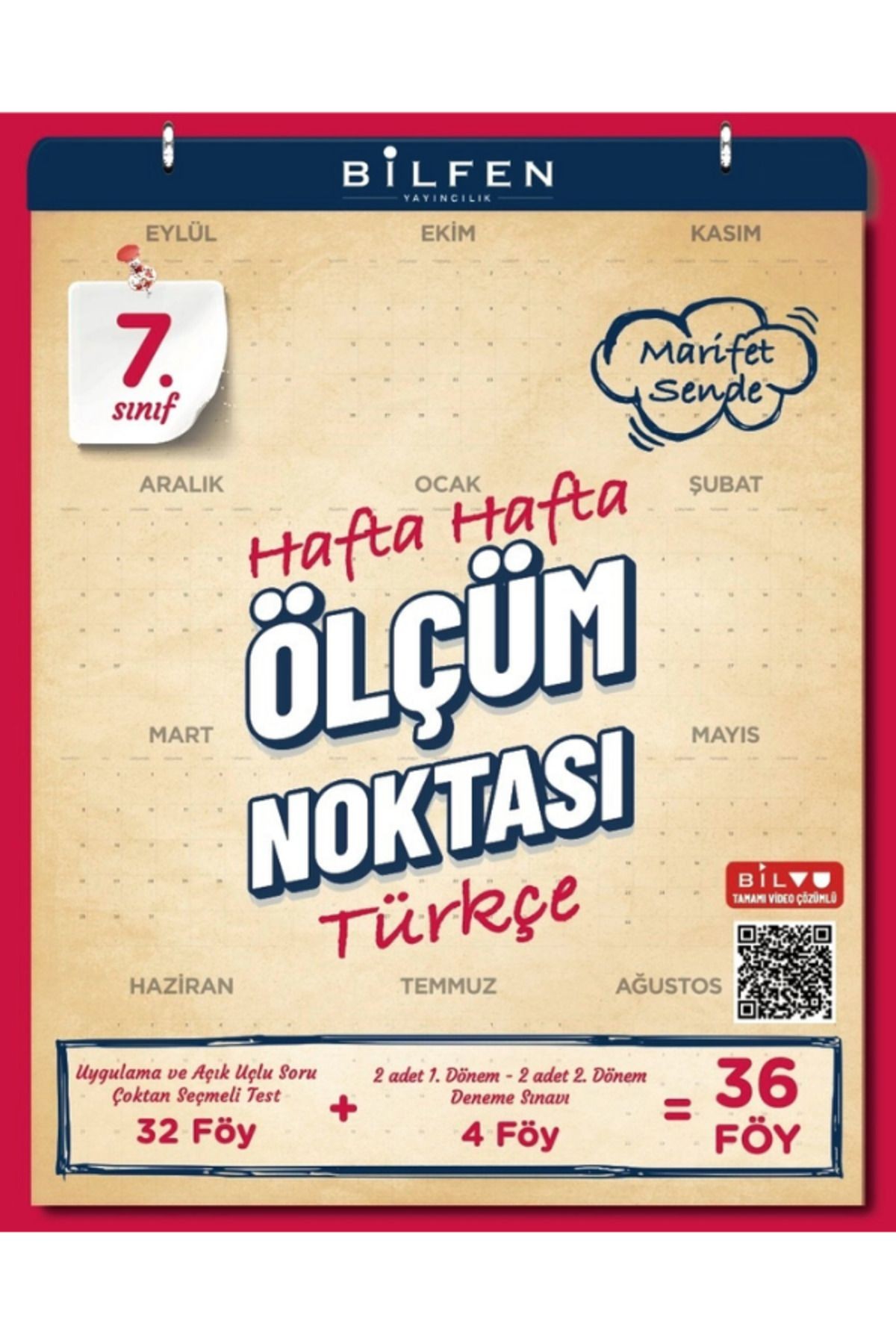 7. Sınıf Türkçe Hafta Hafta Ölçüm Noktası  YENİ ÜRÜN
