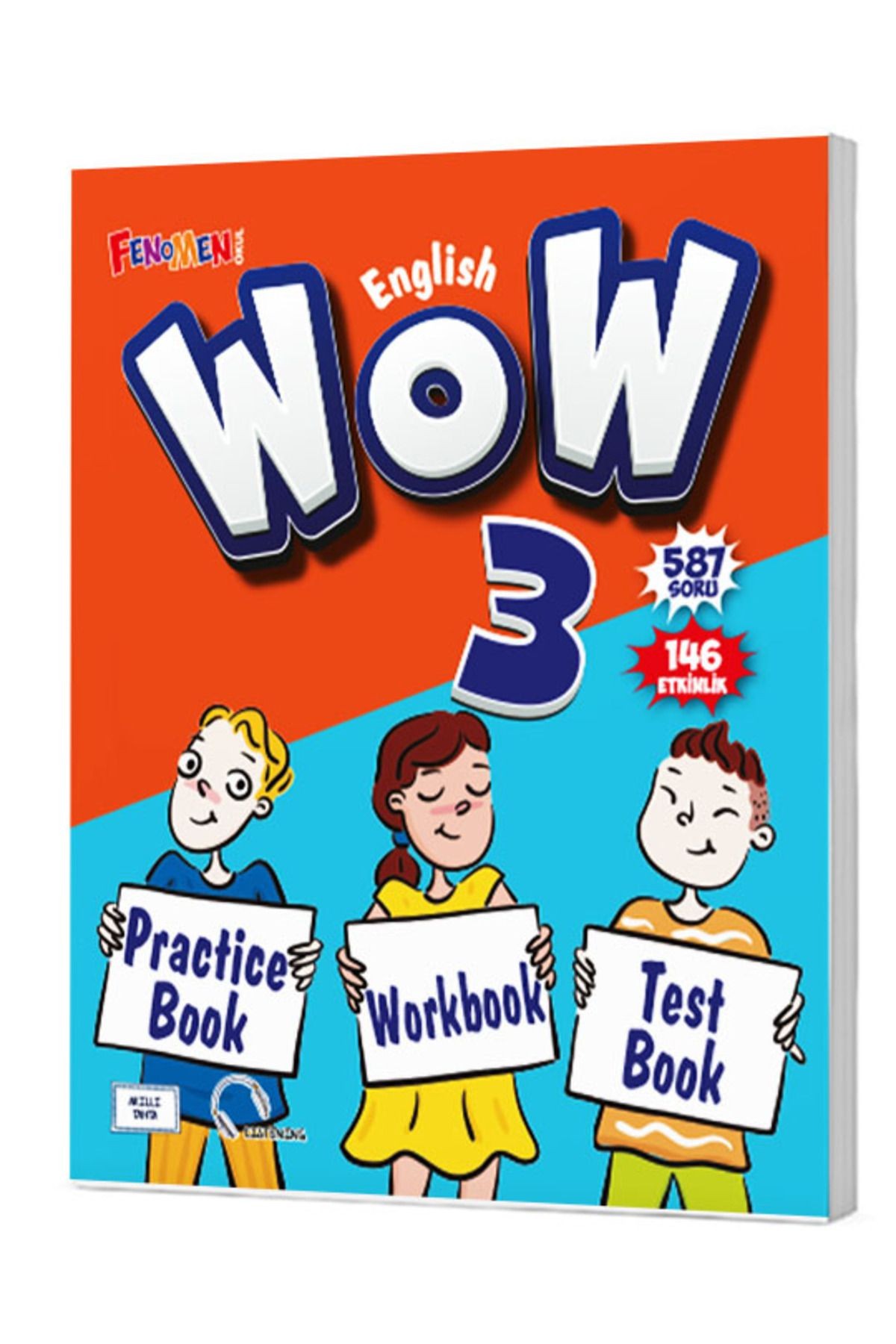 Gama Fenomen 2024 3. Sınıf Wow English Practice Book Workbook Test Book