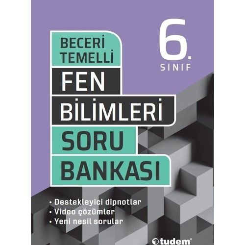 Tudem Yayınları 6.sınıf Beceri Temelli Fen Bilimleri Soru Bankası