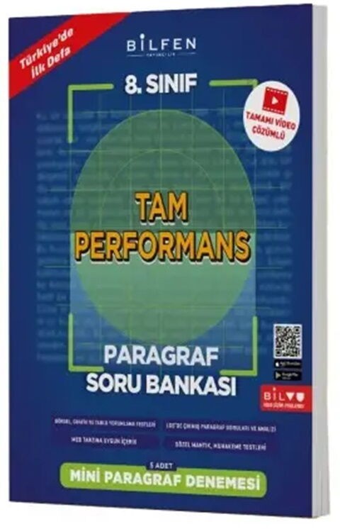 Bilfen 8.Sınıf Tam Performans Paragraf Soru Bankası