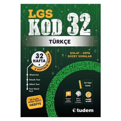 Tudem Lgs 8. Sınıf Türkçe Kod 32