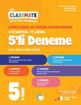 Okyanus Yayınları (5. Sınıf)  Classmate Süreç İzleme ve Gelişim Değerlendirme 5’li Deneme