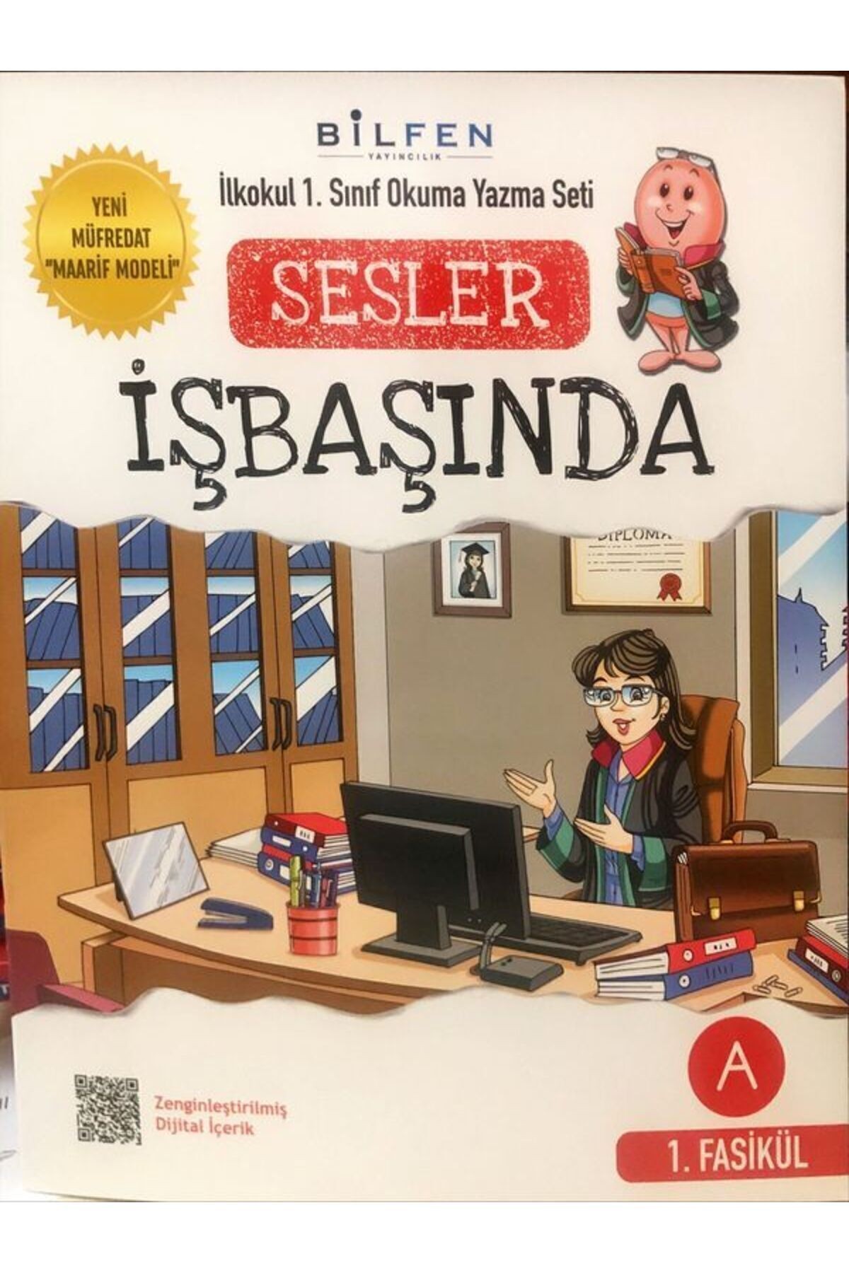 Sesler İş Başında 1. Sınıf Okuma Yazma Seti 2024  (YENİ MÜFREDAT ''MAARİF MODELİ'' )