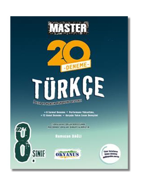 Okyanus 8. Sınıf Master 20 Türkçe Denemesi
