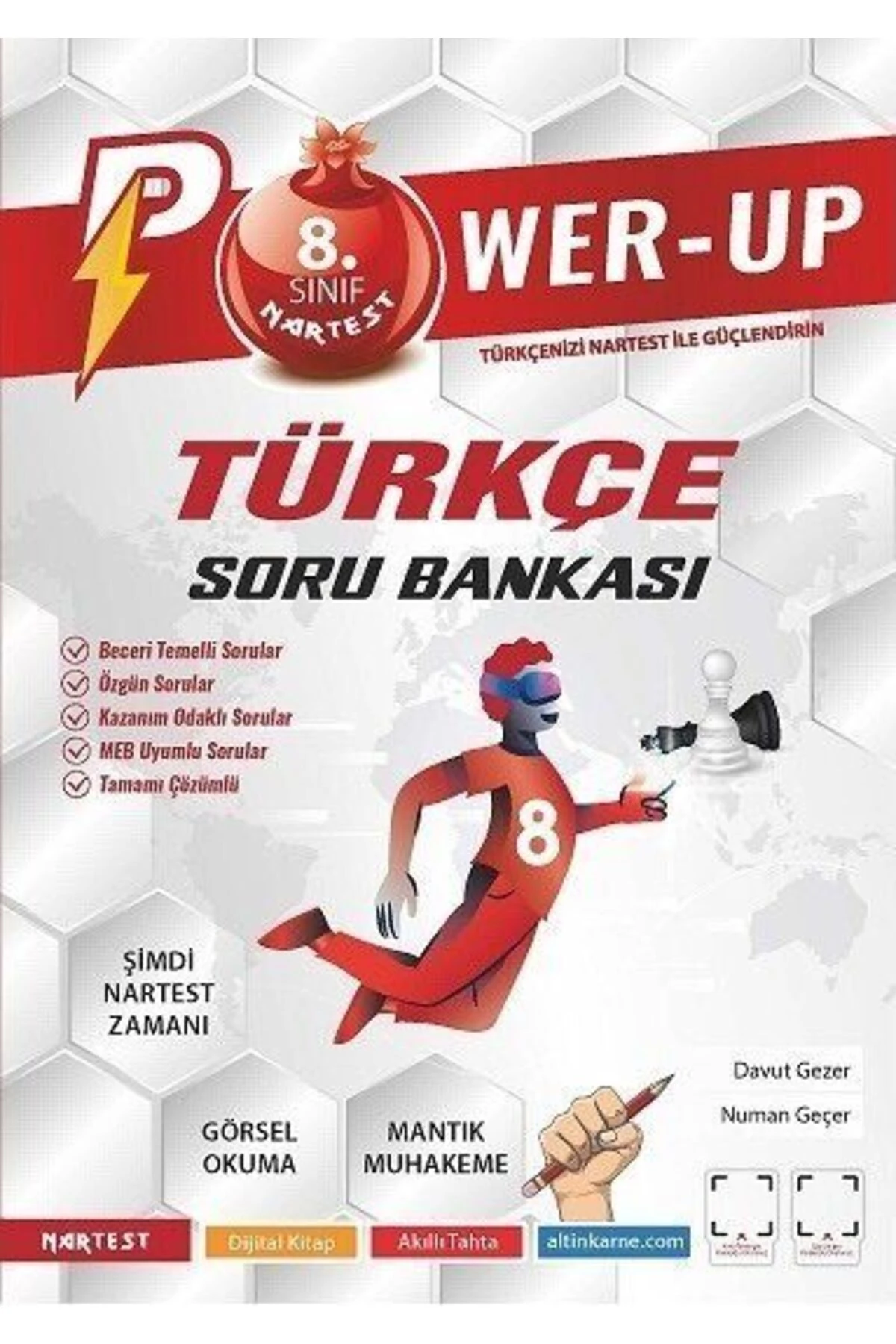 Nartest 8. Sınıf Power-up Türkçe Soru Bankası