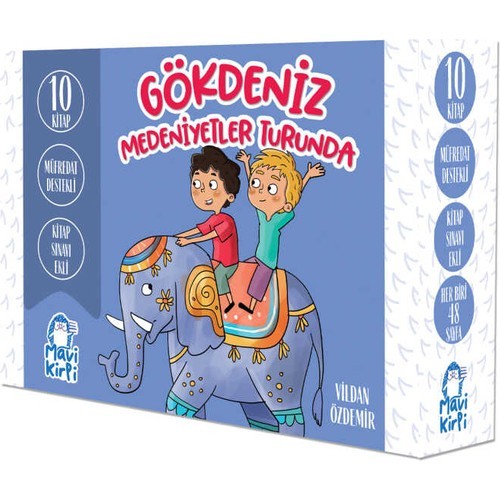 Gökdeniz Medeniyetler Turunda - 3. Sınıf Hikâye Seti (10 Kitap) - Vildan Özdemir