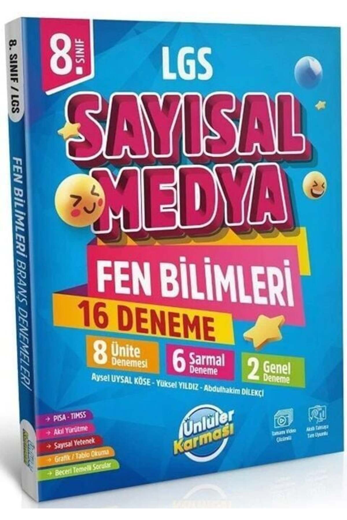 Ünlüler Karması 8. Sınıf Lgs Sayısal Medya Fen Bilimleri 16 Deneme