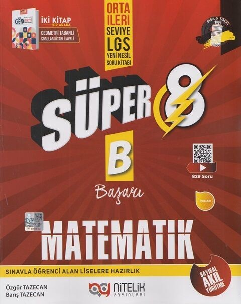 8 Matematik Sayısal Akıl Yürütme Nitelik Yayınları