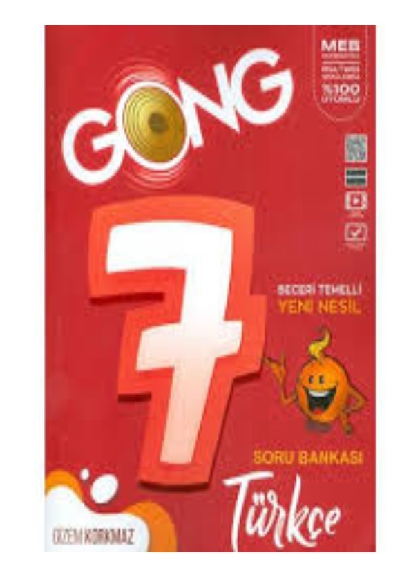7.Sınıf GONG Türkçe Soru Bankası Eğiten Kitap