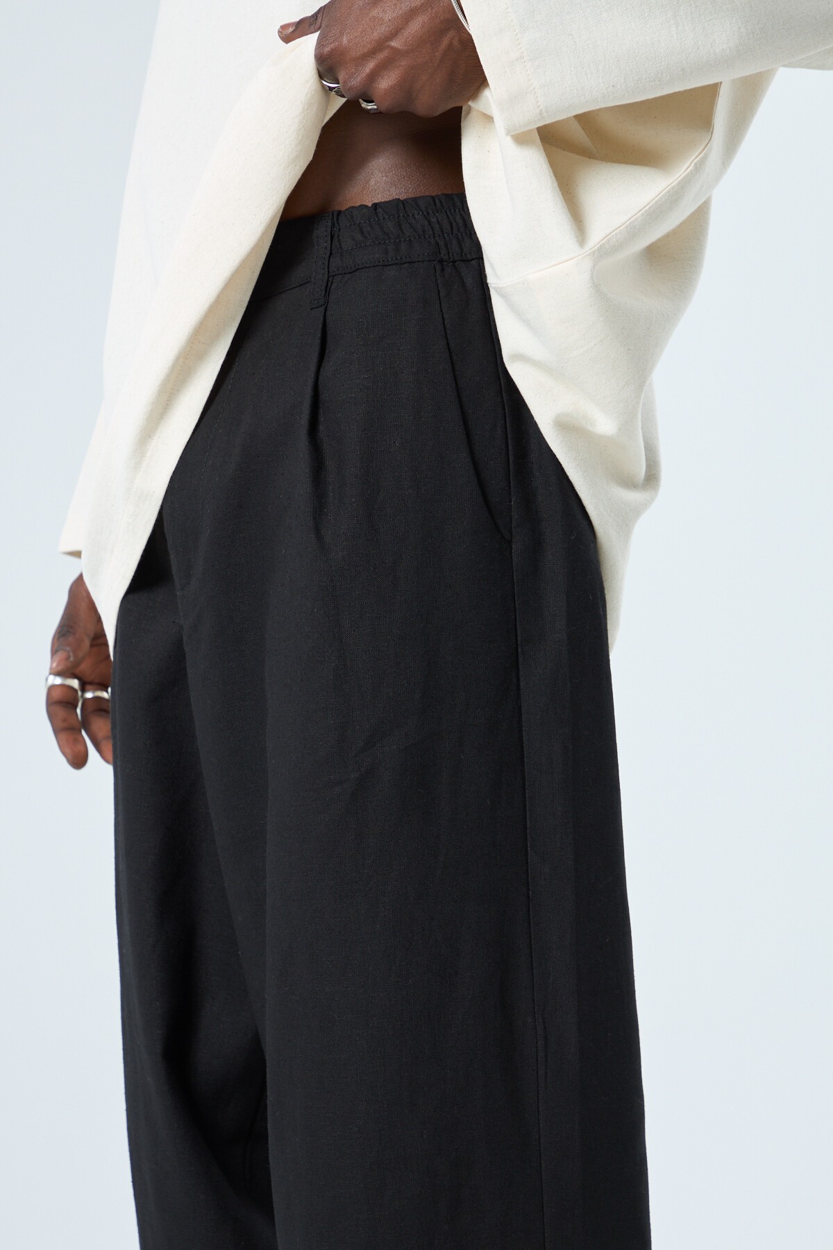 Linen Baggy Trousers