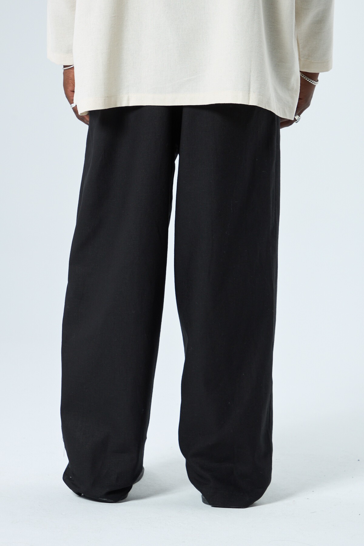 Linen Baggy Trousers