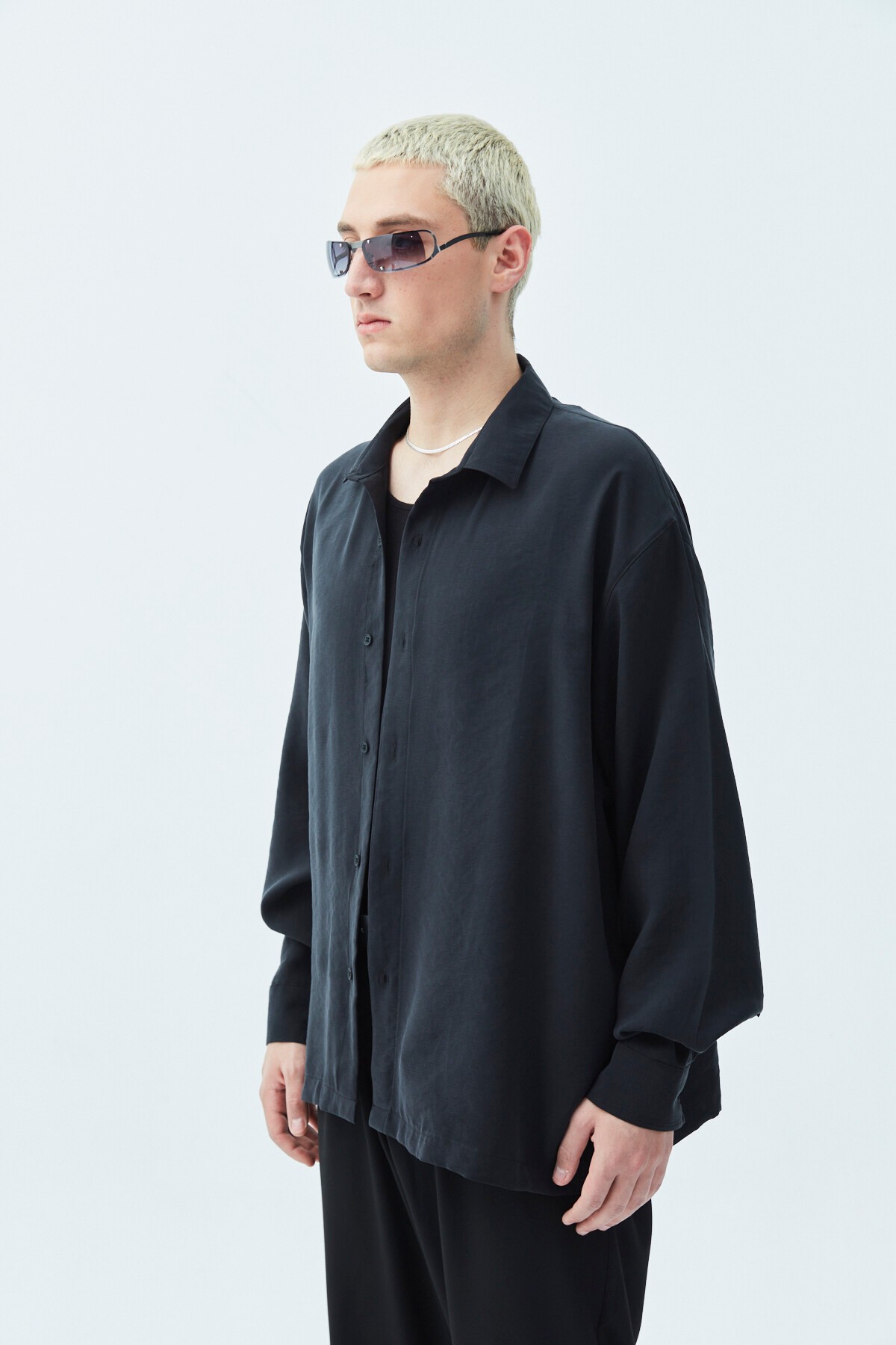 Basic Oversize Long Sleeve Shirt