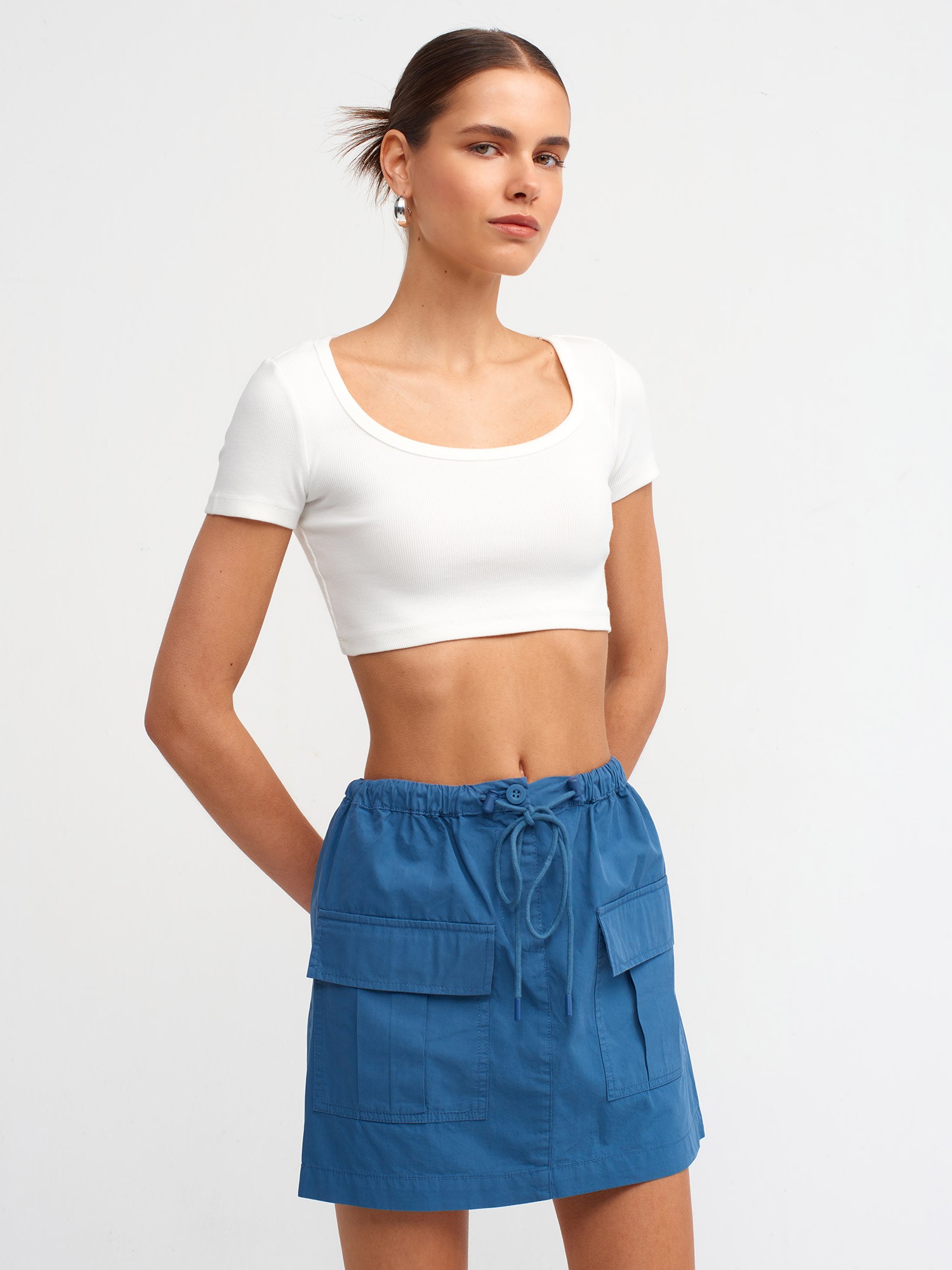 Cargo Pocket Mini Skirt