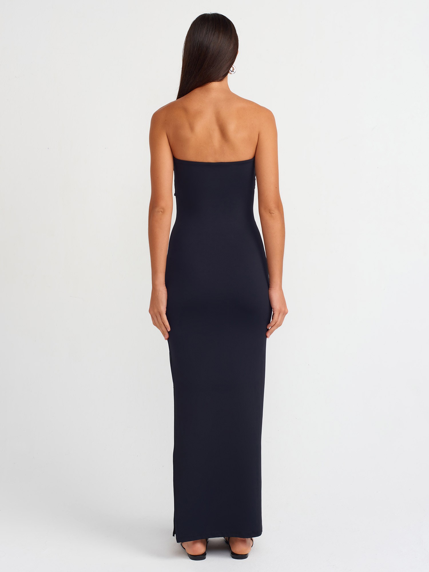 Strapless Midi Dress