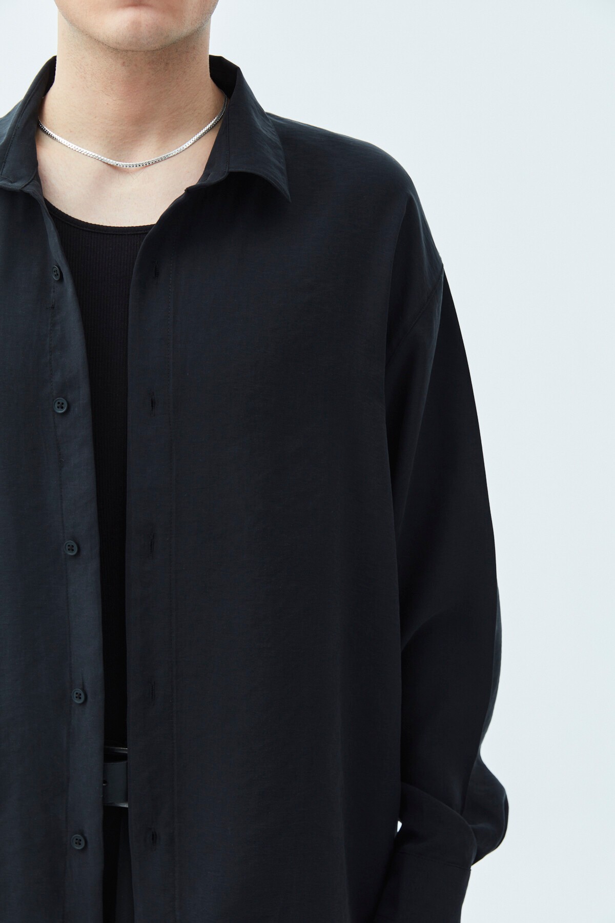 Basic Oversize Long Sleeve Shirt