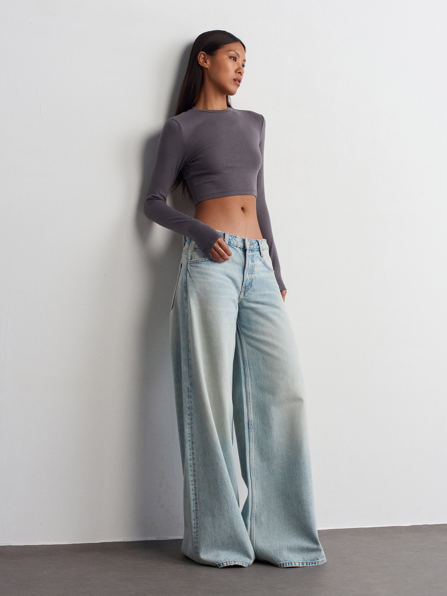 Long Sleeve Crop Top