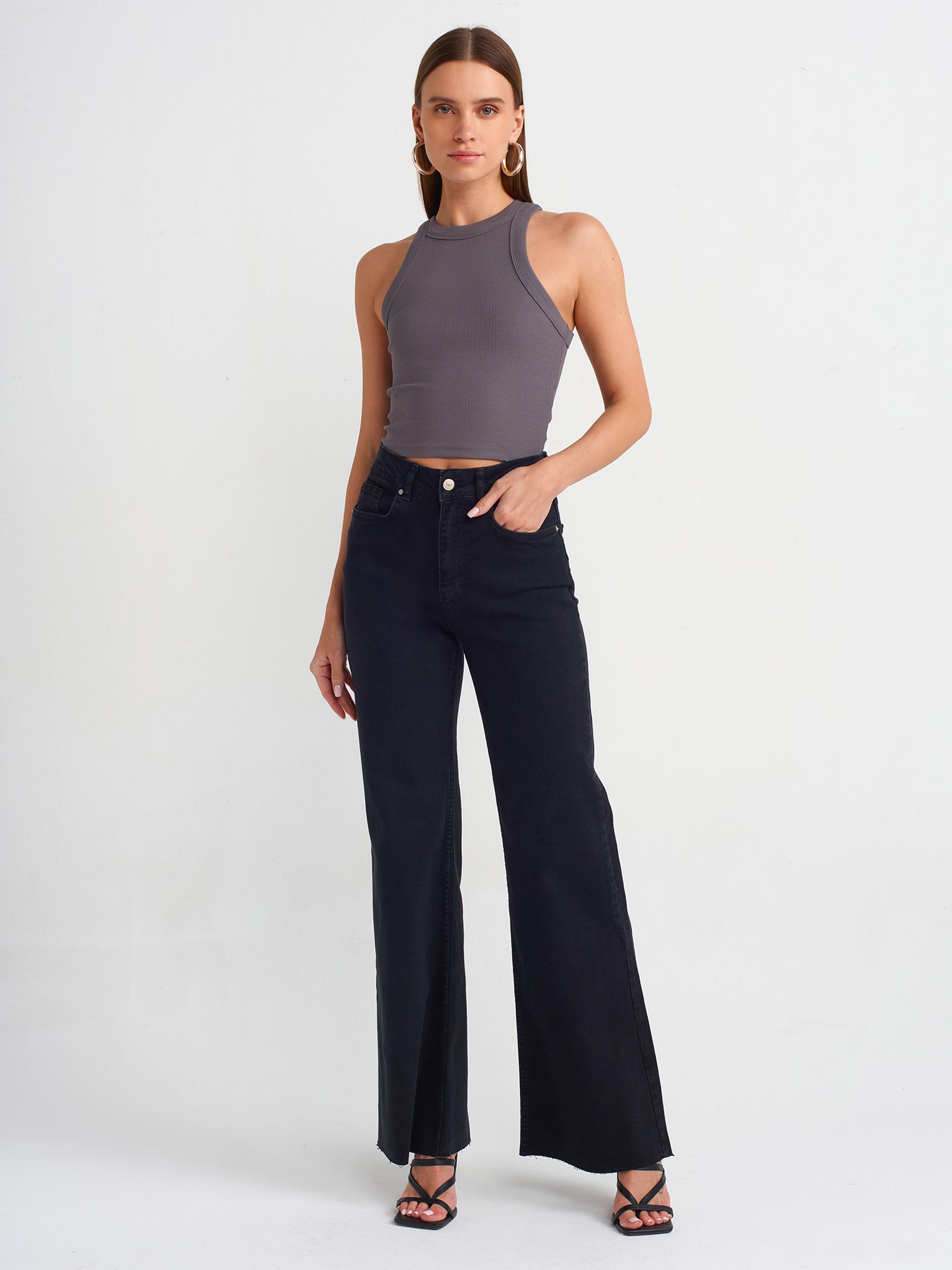 Fit Black Trousers