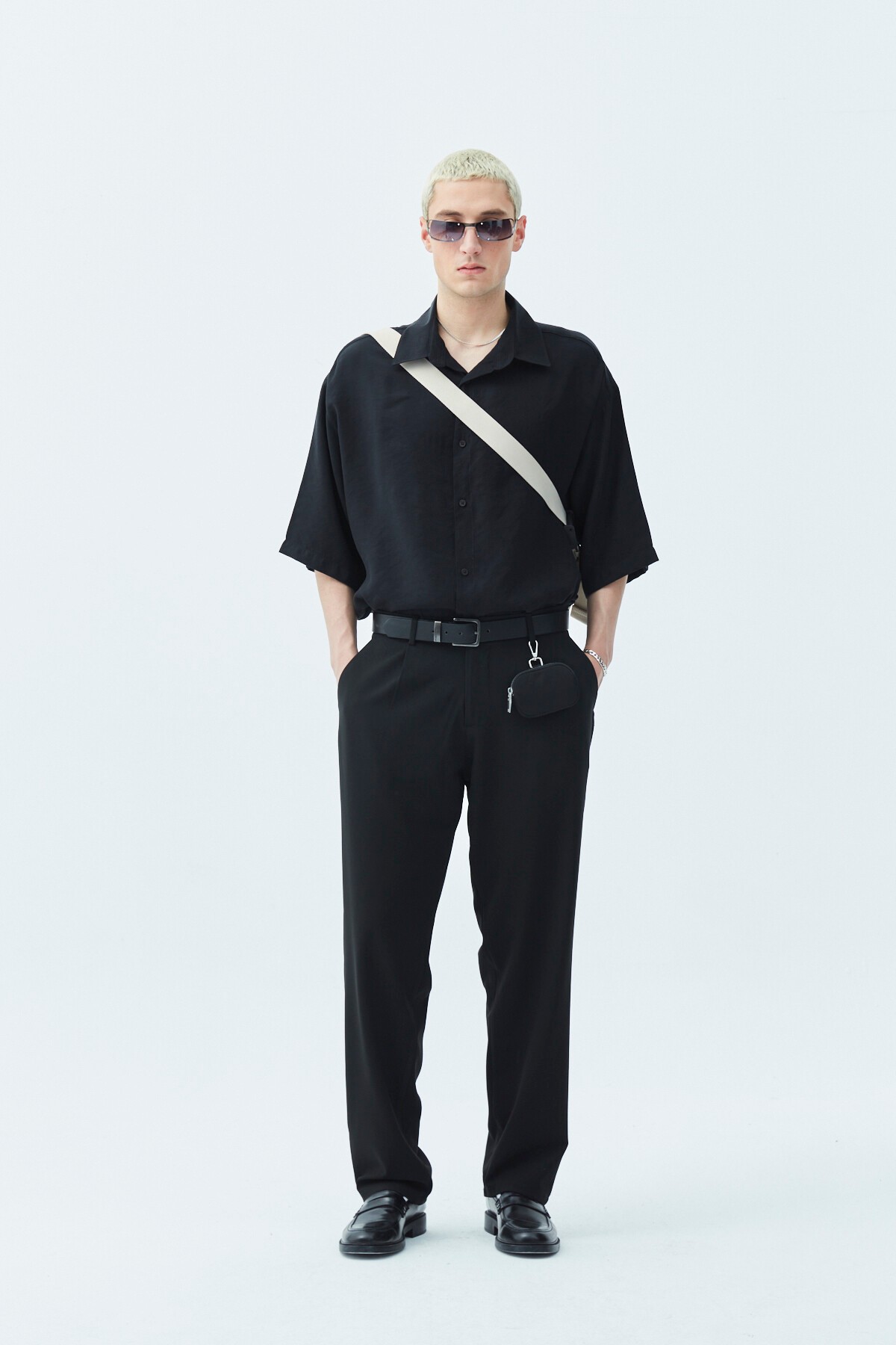 Basic Oversize Crop Shirt