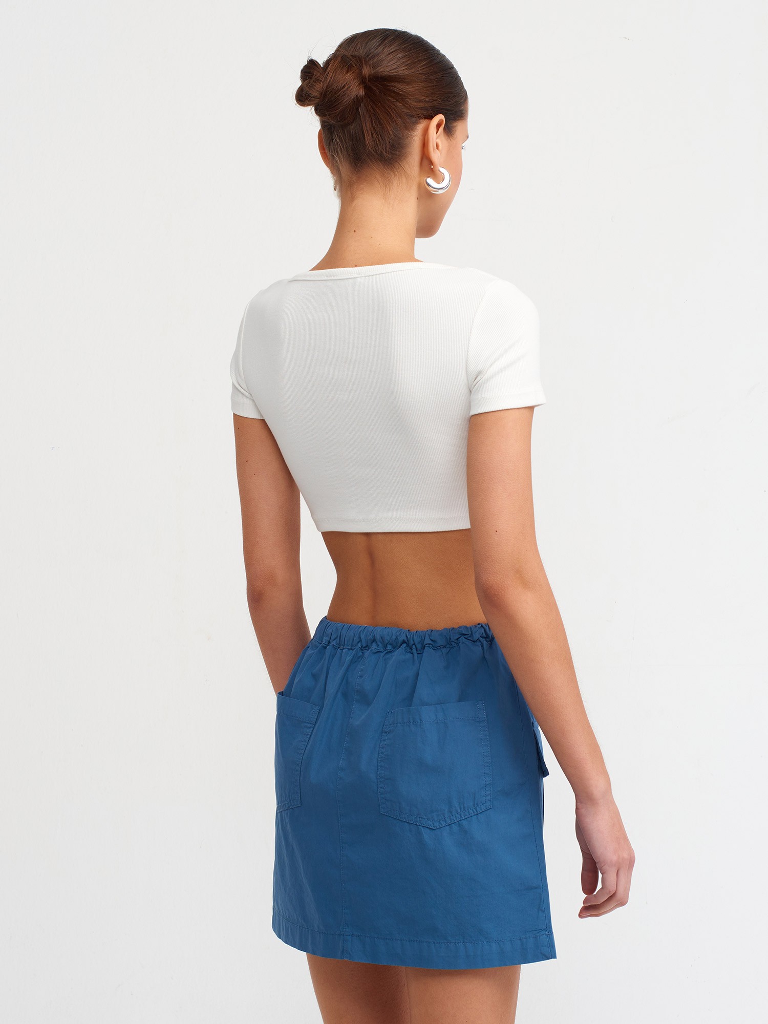 Cargo Pocket Mini Skirt