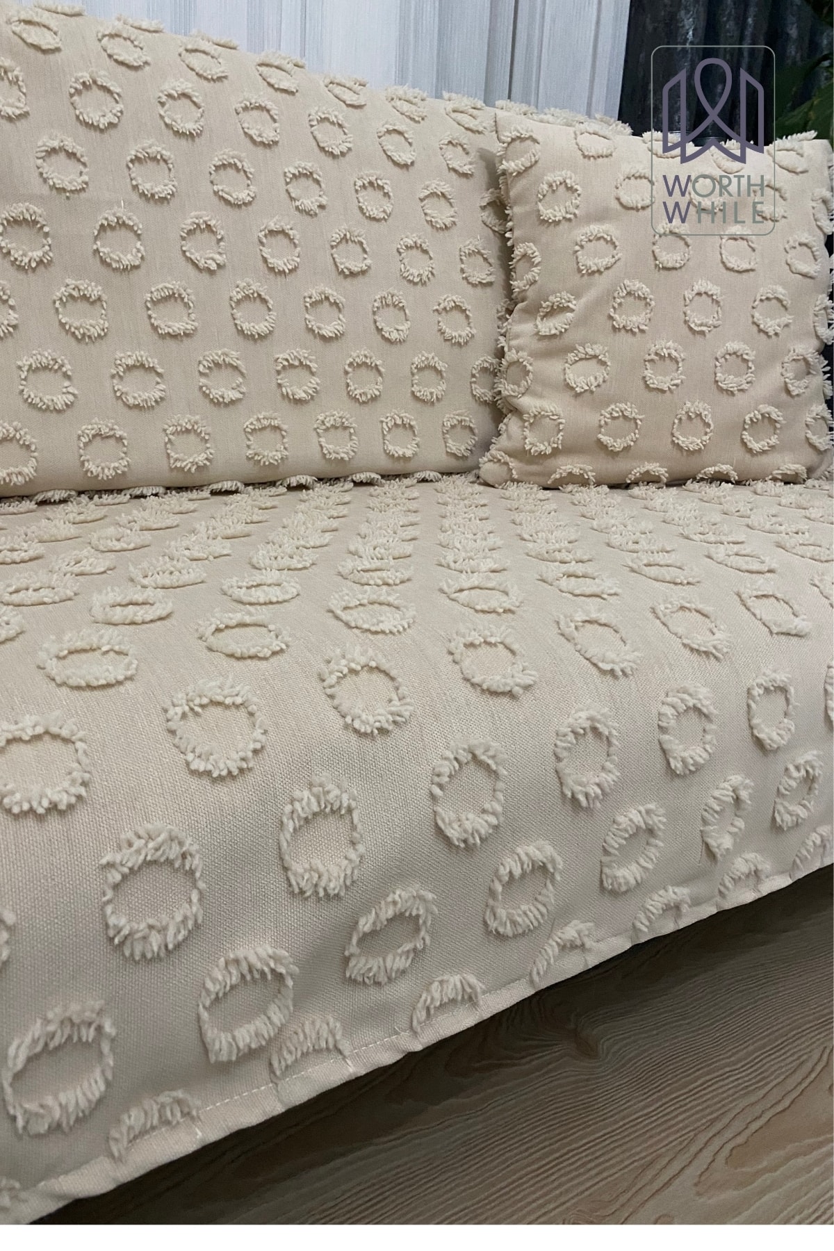Cappuccino 200x240 Şönil Koltuk Örtüsü, Koltuk Kılıfı Ile Evinize Şıklık Katın
