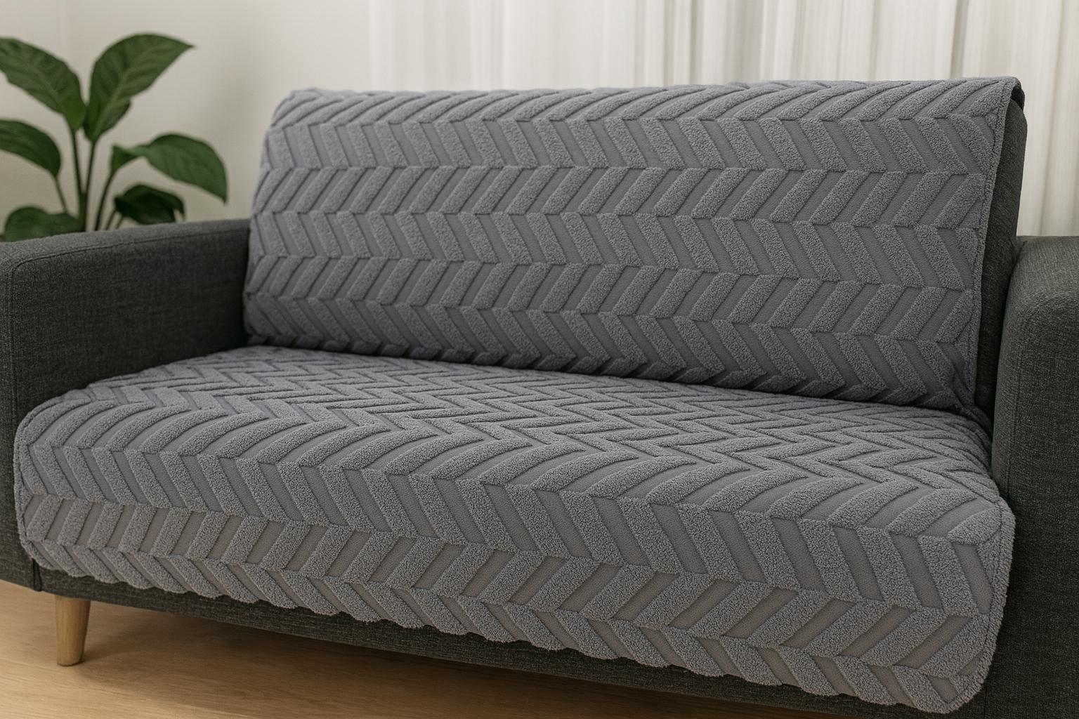 MİORA Welsoft Kaymaz Üçlü Koltuk Örtüsü 170x210 – 4 Renk | Yumuşak Dokulu, Süngerli Alt Taban